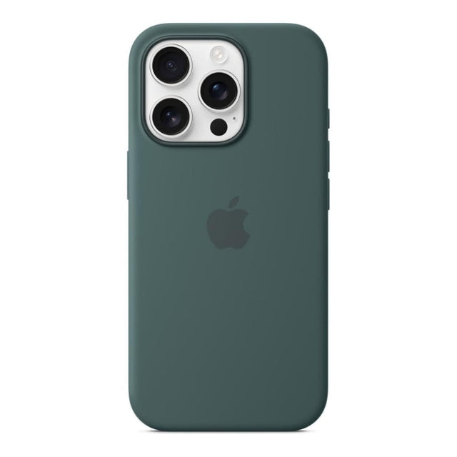 Apple iPhone 16 Pro Lake Green Silicone Case with MagSafe Support