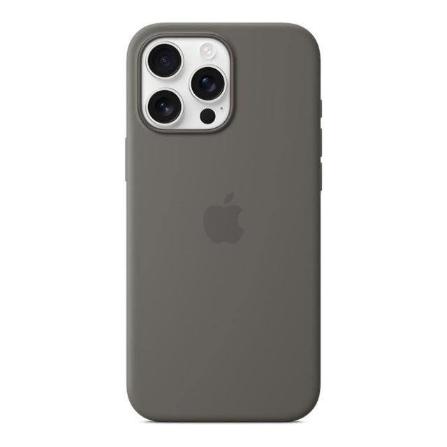 Apple iPhone 16 Pro Max Stone Grey Silicone Case with MagSafe Support