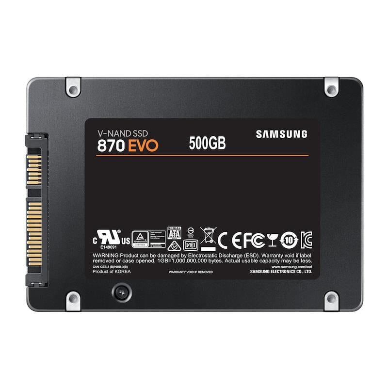512GB SSD 2.5 2セット Samsung 870 EVO 2.5-inch 500 GB Serial ATA III V-NAND External SSD