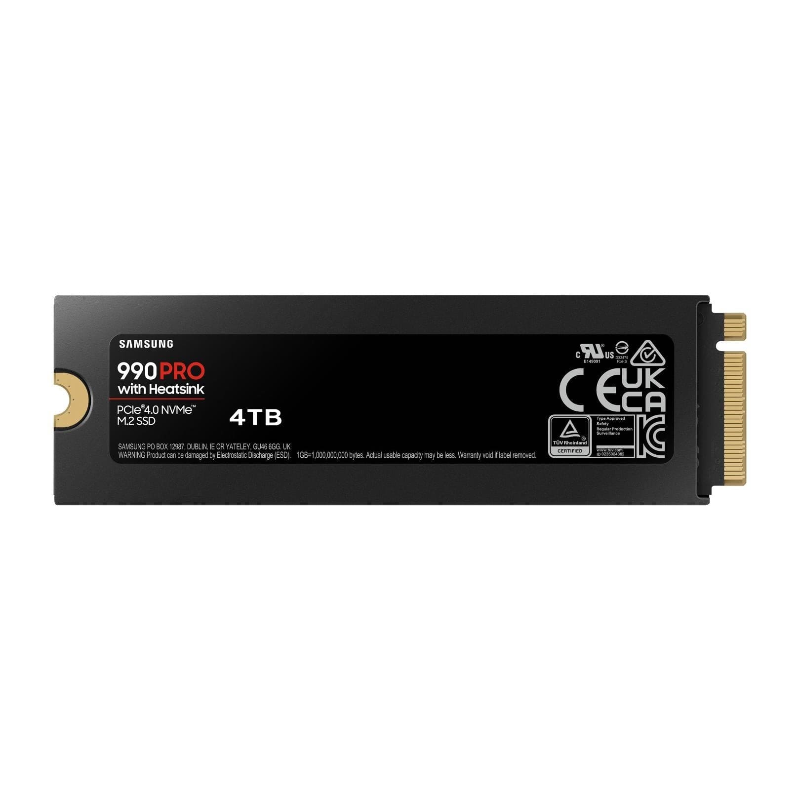 Samsung 990 Pro M.2 4TB PCI Express 4.0 V-NAND TLC NVMe Internal