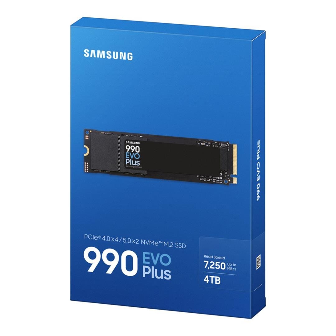 Samsung 990 EVO Plus 4TB M.2 PCIe 4.0 NVMe Internal SSD MZ