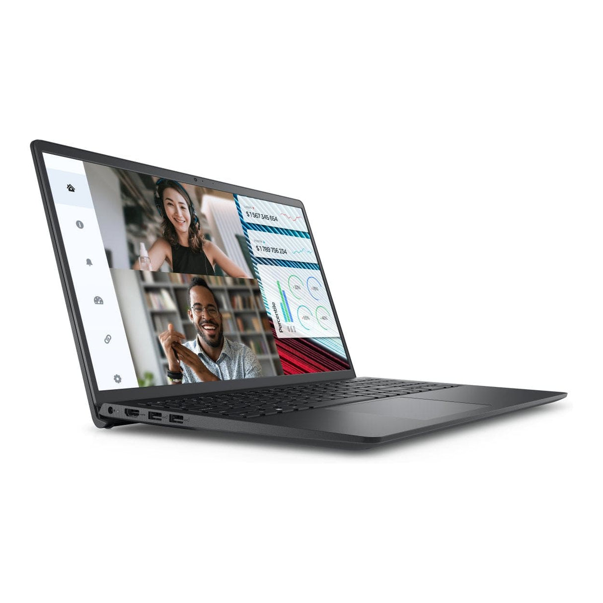 Dell Vostro 3520 15.6-inch FHD Laptop - Intel Core i3-1215U 512GB SSD 8GB RAM Win 11 Pro