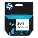 HP 304 Tri-Colour Printer Ink Cartridges Original N9K05AE Single-pack
