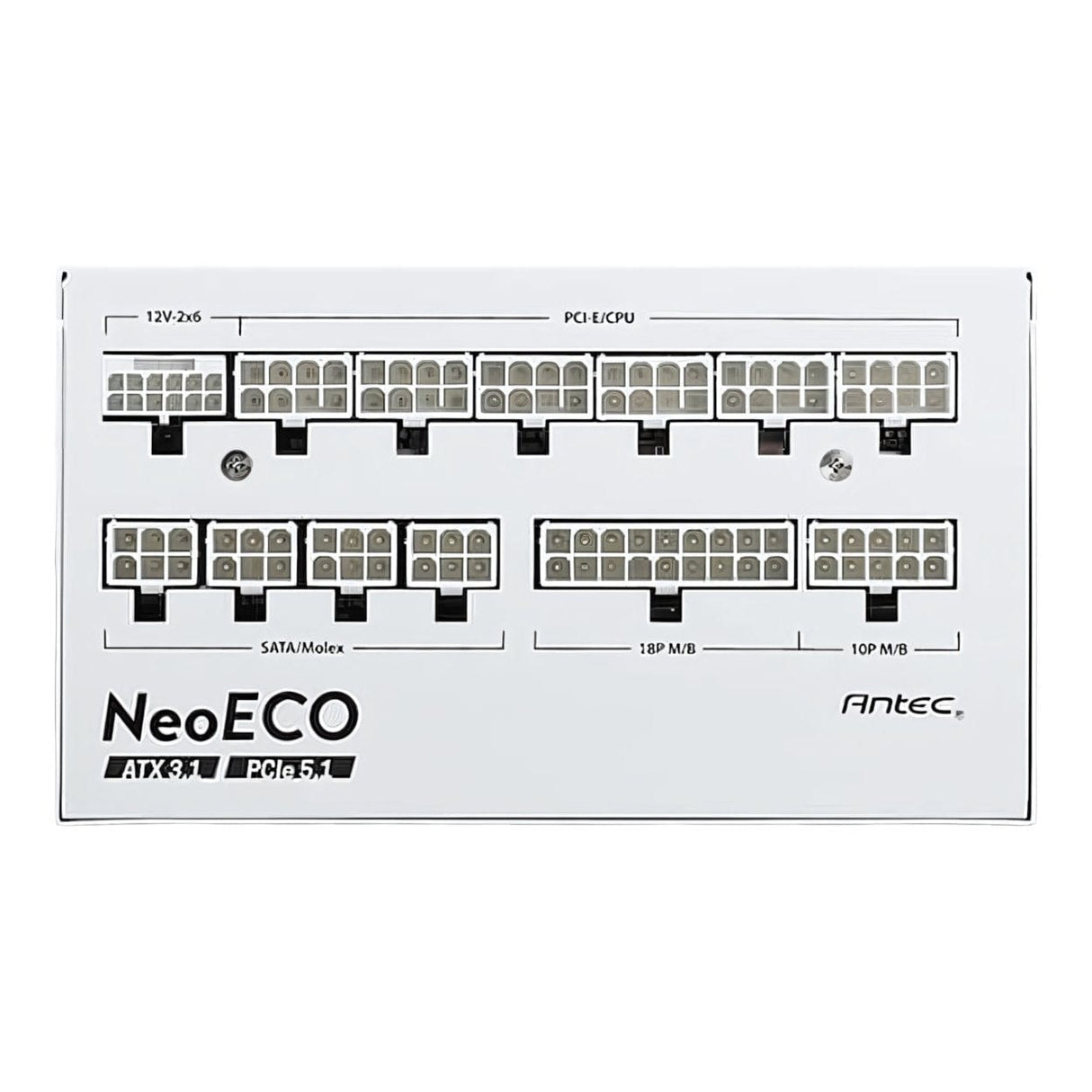 Antec NeoEco 1000W Gen5 80 Plus Gold Fully Modular Power Supply - White