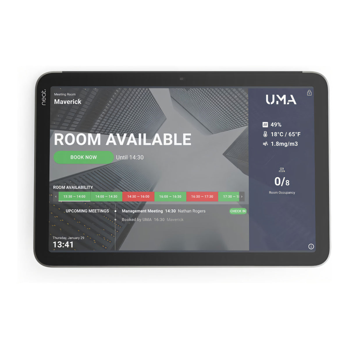 Neat Pad Pro 10-inch Touch Controller for Rooms NEATPADPRO10-SE