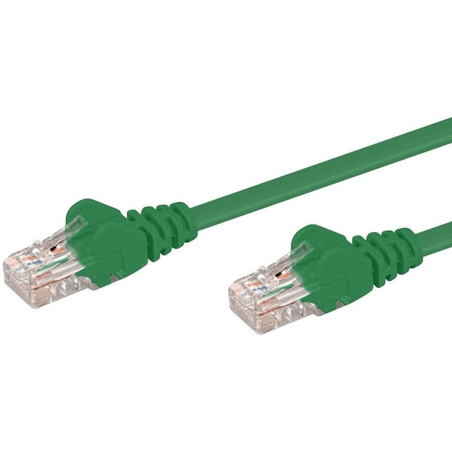 LinkQnet 30M Cat5E Anti-Snag Moulded PVC Network Flylead - Green NET-CAT5-GN-30M-LQ