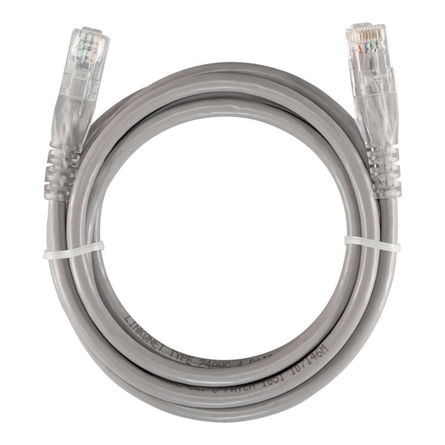 LinkQnet CAT6 Fly Lead RJ45 Ethernet Network Cable 2m NET-CAT6-GY-2M-LQ