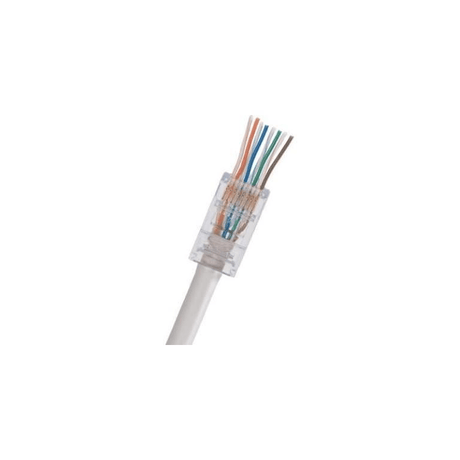 Pro'sKit CAT6 Shielded EZCON Pass Through 100-pack NET-CAT6-SH-CON