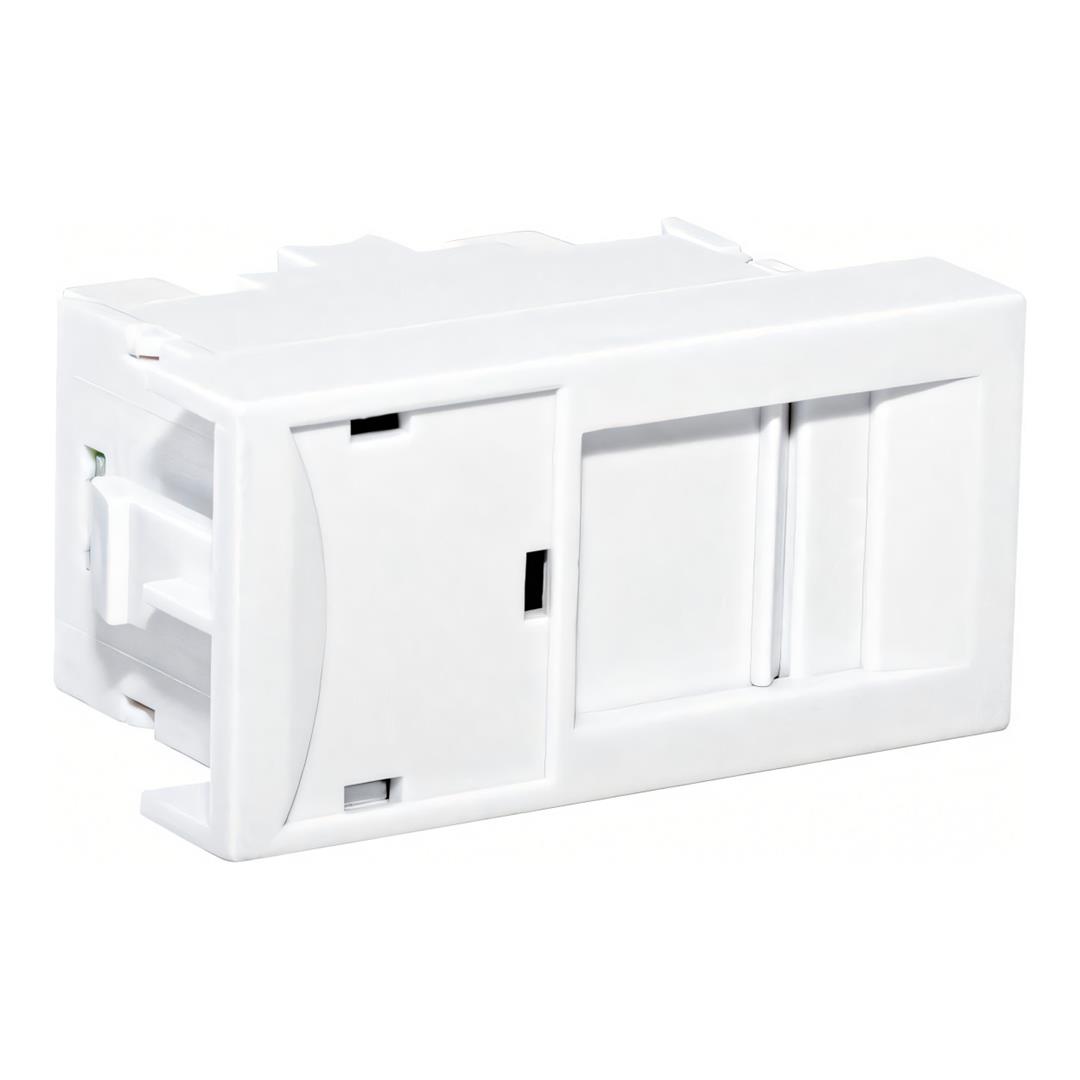 LinkQnet RJ45 CAT6 Wall Outlet Keystone NET-CAT6-WALLOUT