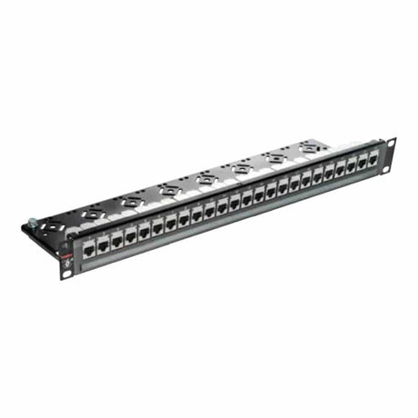 Molex CAT6A 24-port 1U Shielded Populated Patch Panel NET-CAT6A-PATCH-24PL