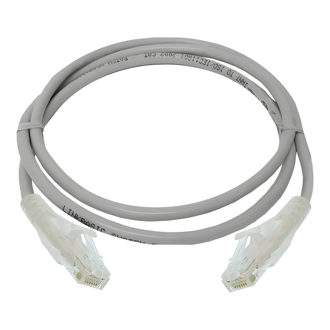 Molex 1m Cat6A Fibre Patch Cord LS0H Grey NET-CAT6ASH-GREY-1ML