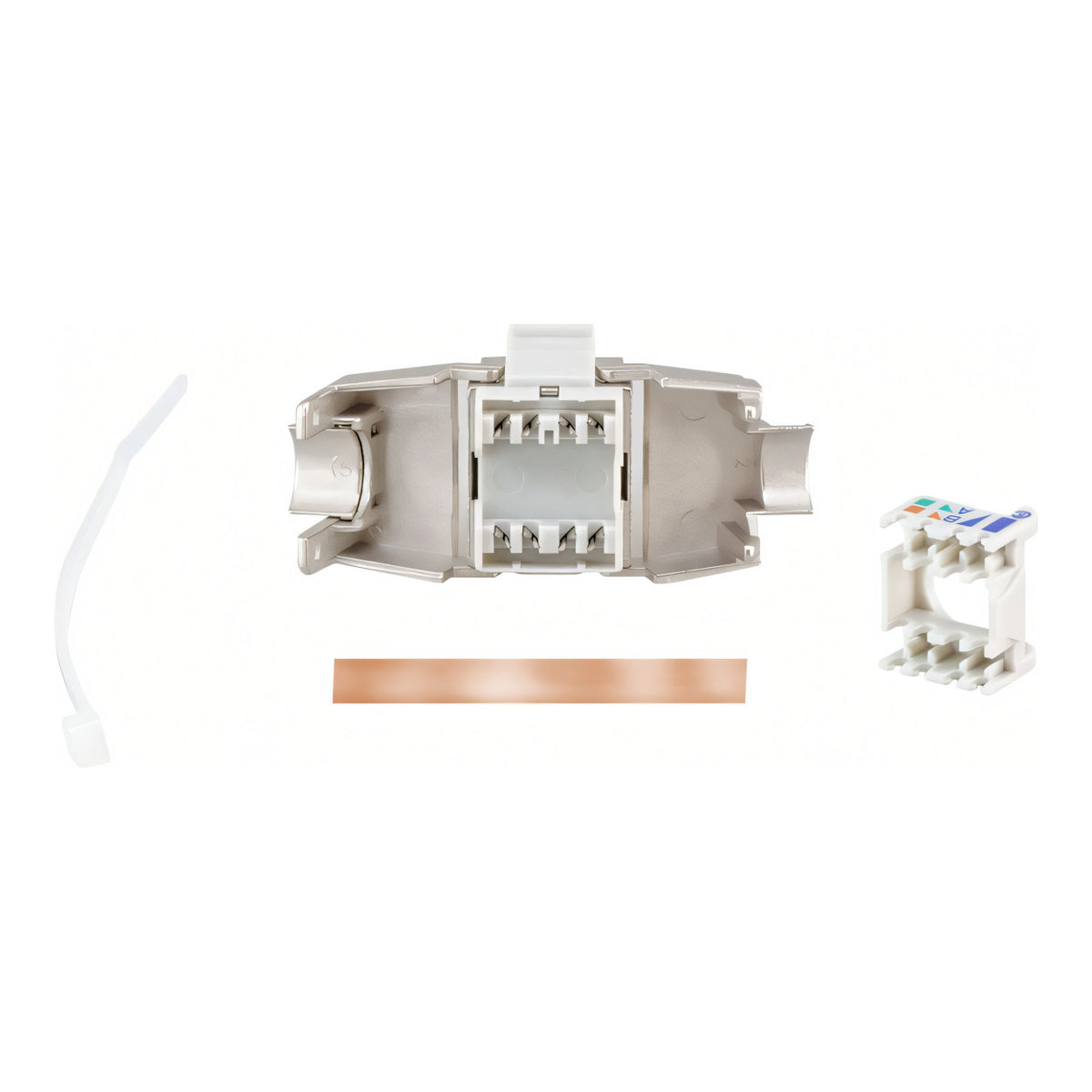 LinkQnet CAT8 Shielded Keystone Jack NET-CAT8-KEYSTONE