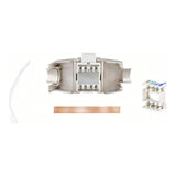 LinkQnet CAT8 Shielded Keystone Jack NET-CAT8-KEYSTONE