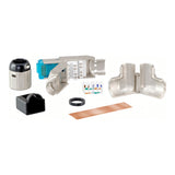 LinkQnet CAT8 Shielded Field Plug with 90-Degree Adapter NET-CAT8-SH-ANGLECON