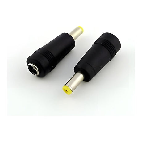 Lucktech 4.0x1.7mm Male Yellow to 5.5x2.1mm Female Black DC Adaptor NET-DC4017-G