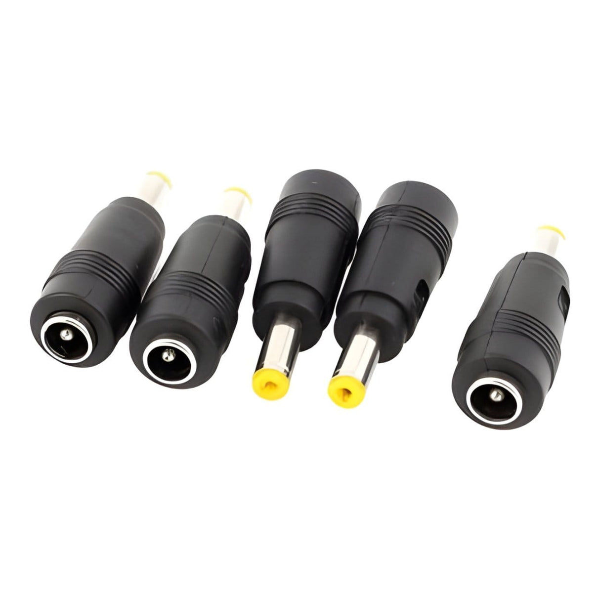 Lucktech 4.8x1.7mm Male Yellow to 5.5x2.1mm Female Black DC Adaptor NET-DC4817-F
