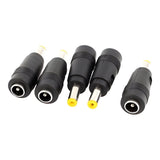 Lucktech 4.8x1.7mm Male Yellow to 5.5x2.1mm Female Black DC Adaptor NET-DC4817-F