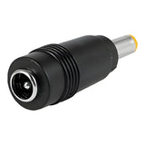 Lucktech 4.8x1.7mm Male Yellow to 5.5x2.1mm Female Black DC Adaptor NET-DC4817-F