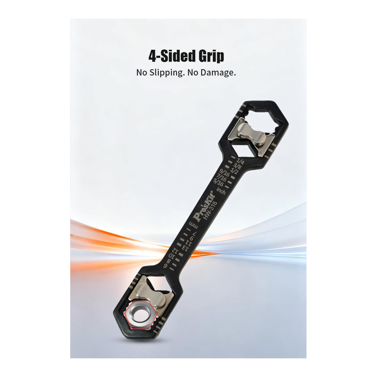 Pro'sKit HW-316 14-in-1 Multi-Size Combination Wrench NET-HW-316