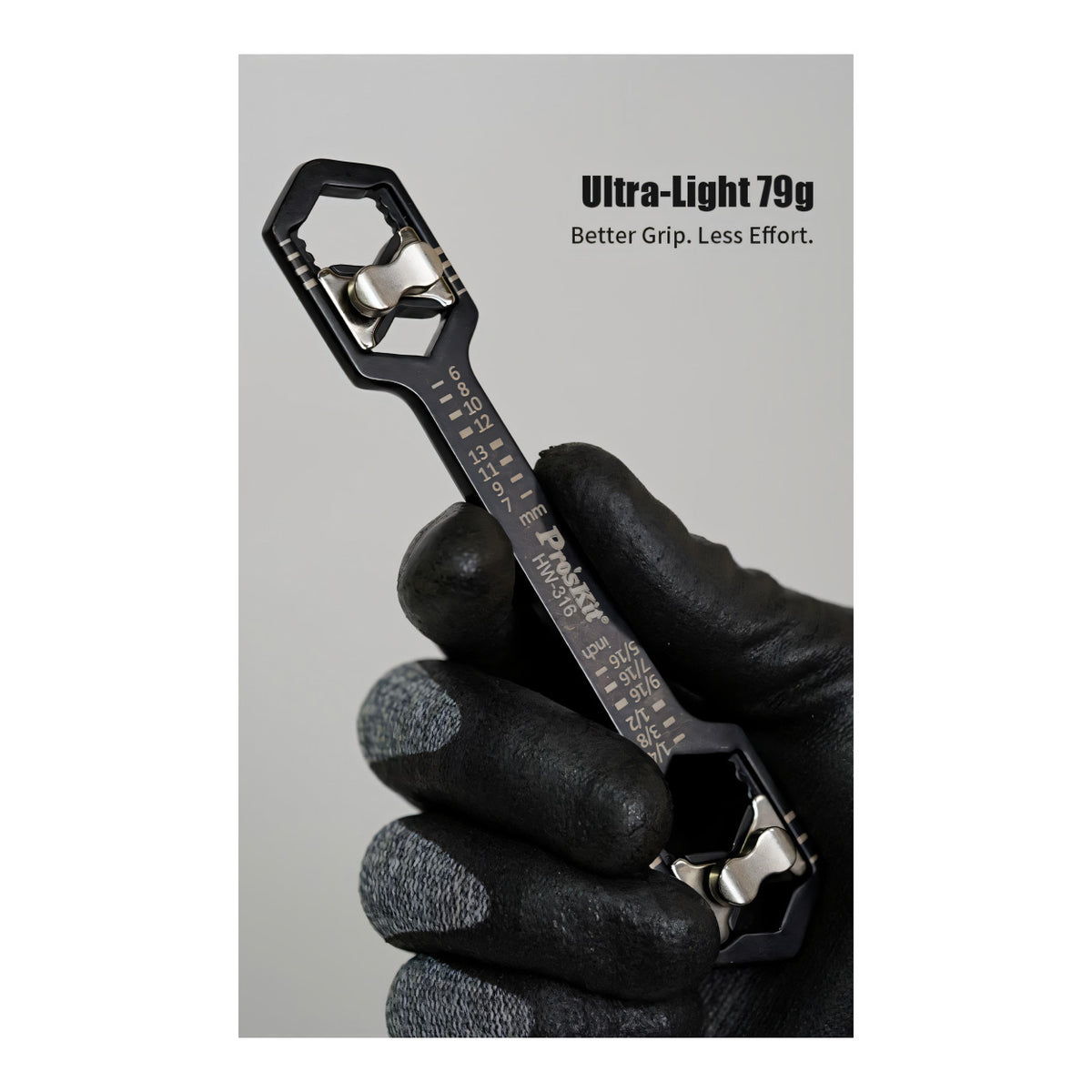 Pro'sKit HW-316 14-in-1 Multi-Size Combination Wrench NET-HW-316