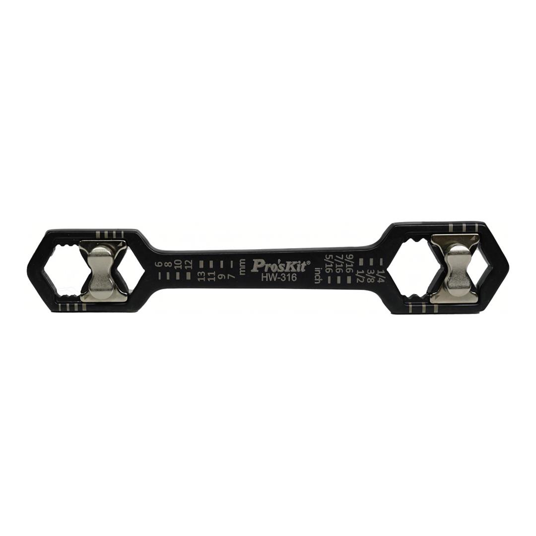 Pro'sKit HW-316 14-in-1 Multi-Size Combination Wrench NET-HW-316