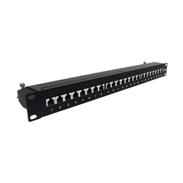 LinkQnet CAT6A 24-port Shielded Patch Panel NET-PATCH-SH-CAT6A-L