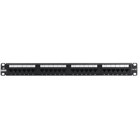 LinkQnet Cat5 24-port Unshielded Patch Panel No Cable Management NET-P ...
