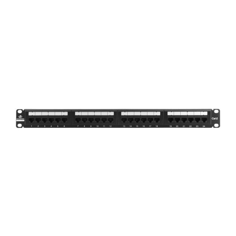 LinkQnet CAT6 24-port Unshielded Patch Panel NET-PATCH6-24P-LQ