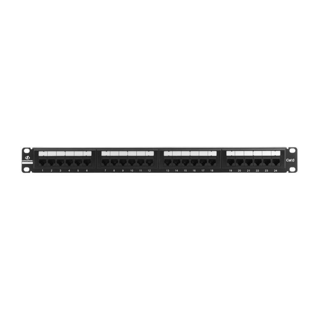 LinkQnet CAT6 24-port Unshielded Patch Panel NET-PATCH6-24P-LQ
