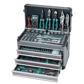 Pro'sKit 124-Piece Driver Socket Tool Kit NET-SK-612401M