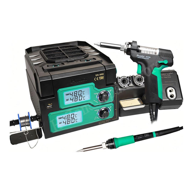 Pro'sKit 6-in-1 Multifunction Soldering Iron Station NET-SS-988B