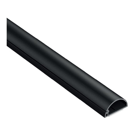 D-Line 20x10mm Half Moon Trunking 2m Black D22010BSA