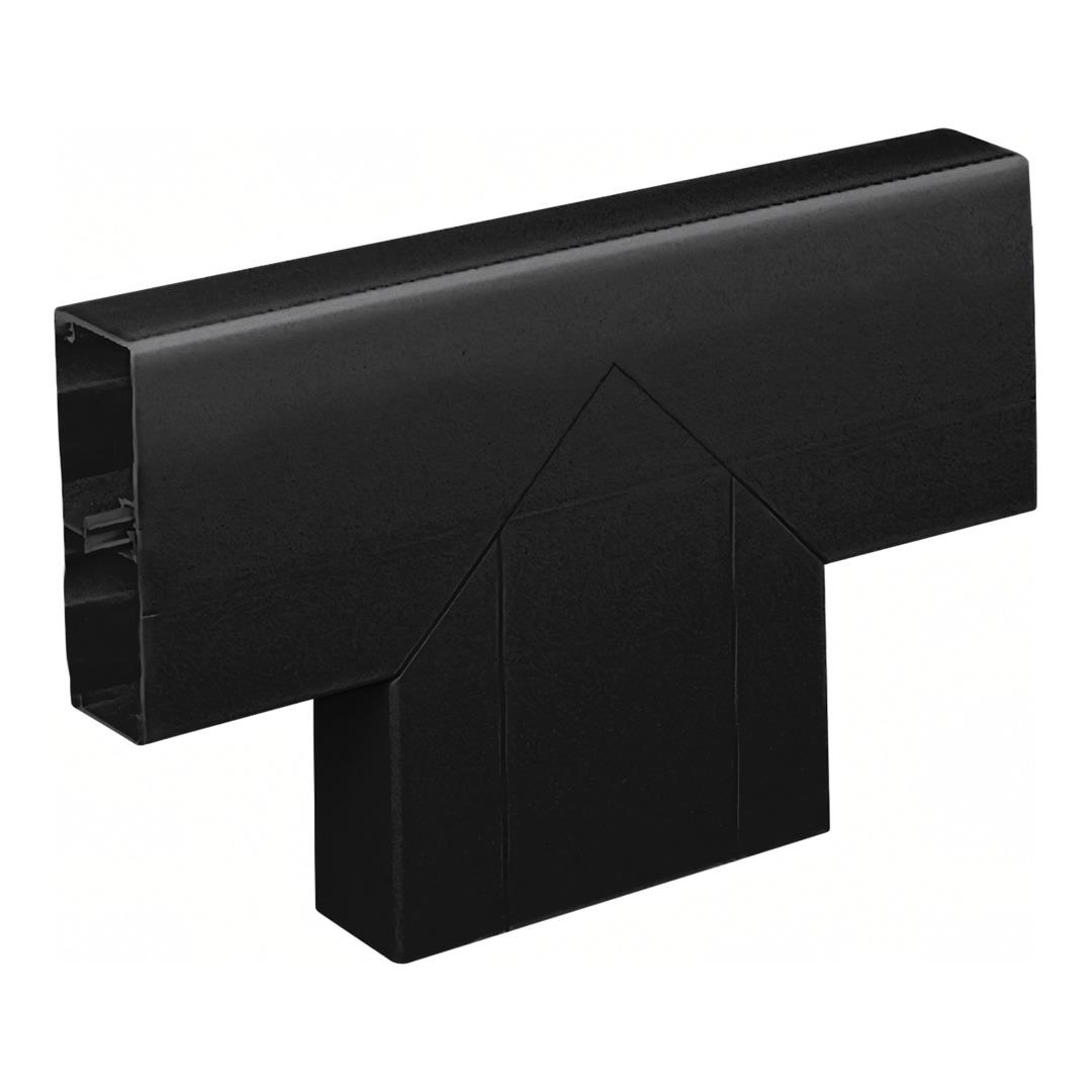 Decorduct DDT30BK Flat Tee 165×55mm - Black NET-TRUNK-DDT30GR-B