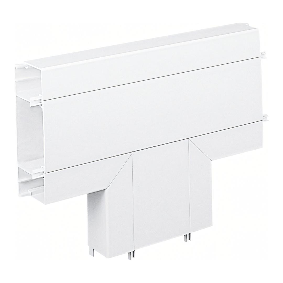 Decorduct DDT30GR Flat Tee 165×55mm - White NET-TRUNK-DDT30WH