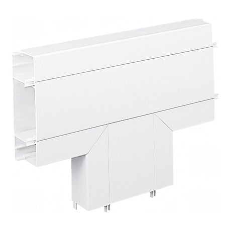 Decorduct DDT30GR Flat Tee 165×55mm - White NET-TRUNK-DDT30WH