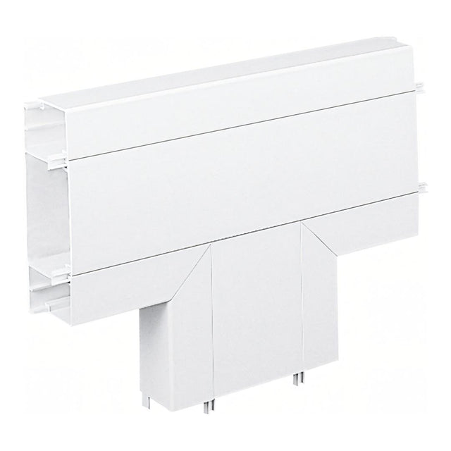 Decorduct DDT30GR Flat Tee 165×55mm - White NET-TRUNK-DDT30WH