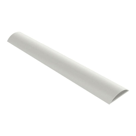 Decorduct 50mm X 15mm X 2m Half Moon Trunk - White NET-TRUNK-HMON-50-WH