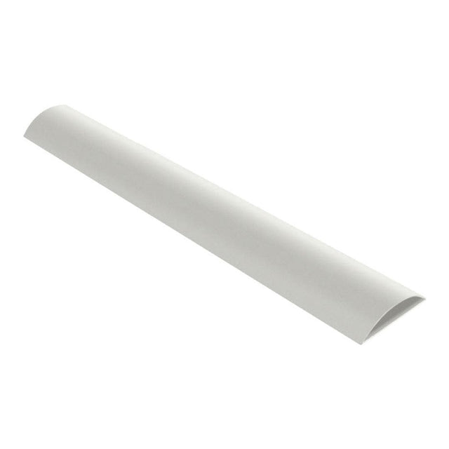 Decorduct 50mm X 15mm X 2m Half Moon Trunk - White NET-TRUNK-HMON-50-WH