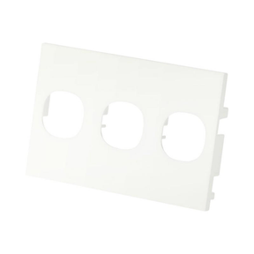 Decorduct Thynk 75mm x 50mm 3x Module Blank White NET-TRUNK-SKT003