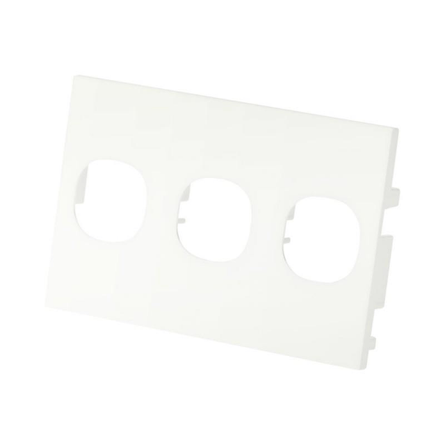 Decorduct Thynk 75mm x 50mm 3x Module Blank White NET-TRUNK-SKT003