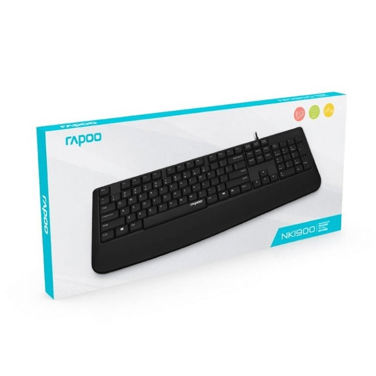 Rapoo NK1900-US-BLACK USB Wired Keyboard