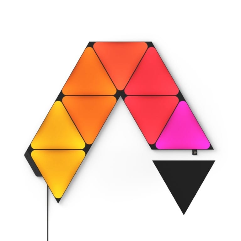 Nanoleaf Shapes Triangles Limited Edition Ultra Black - 9 Panel Starter Kit NL47-0102TW-9PK