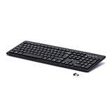 Novaro Rechargeable Wireless Keyboard Black NOVKBM002FOLD