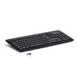 Novaro Rechargeable Wireless Keyboard Black NOVKBM002FOLD