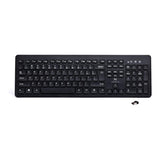 Novaro Rechargeable Wireless Keyboard Black NOVKBM002FOLD