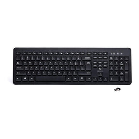 Novaro Rechargeable Wireless Keyboard Black NOVKBM002FOLD