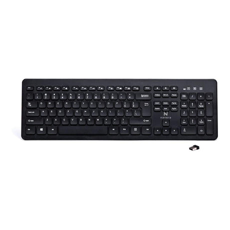 Novaro Rechargeable Wireless Keyboard Black NOVKBM002FOLD