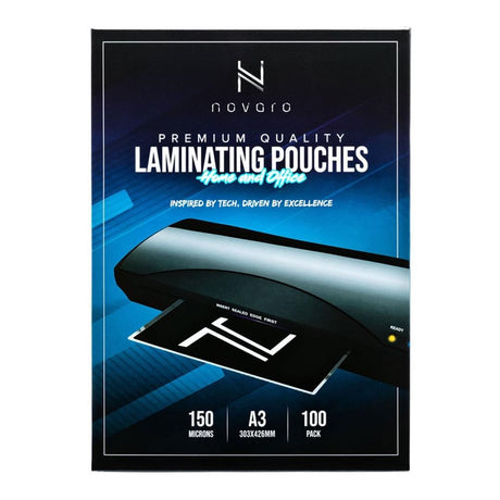 Novaro 150 Microns A3 Laminating Pouch 100-pack NOVLAM003