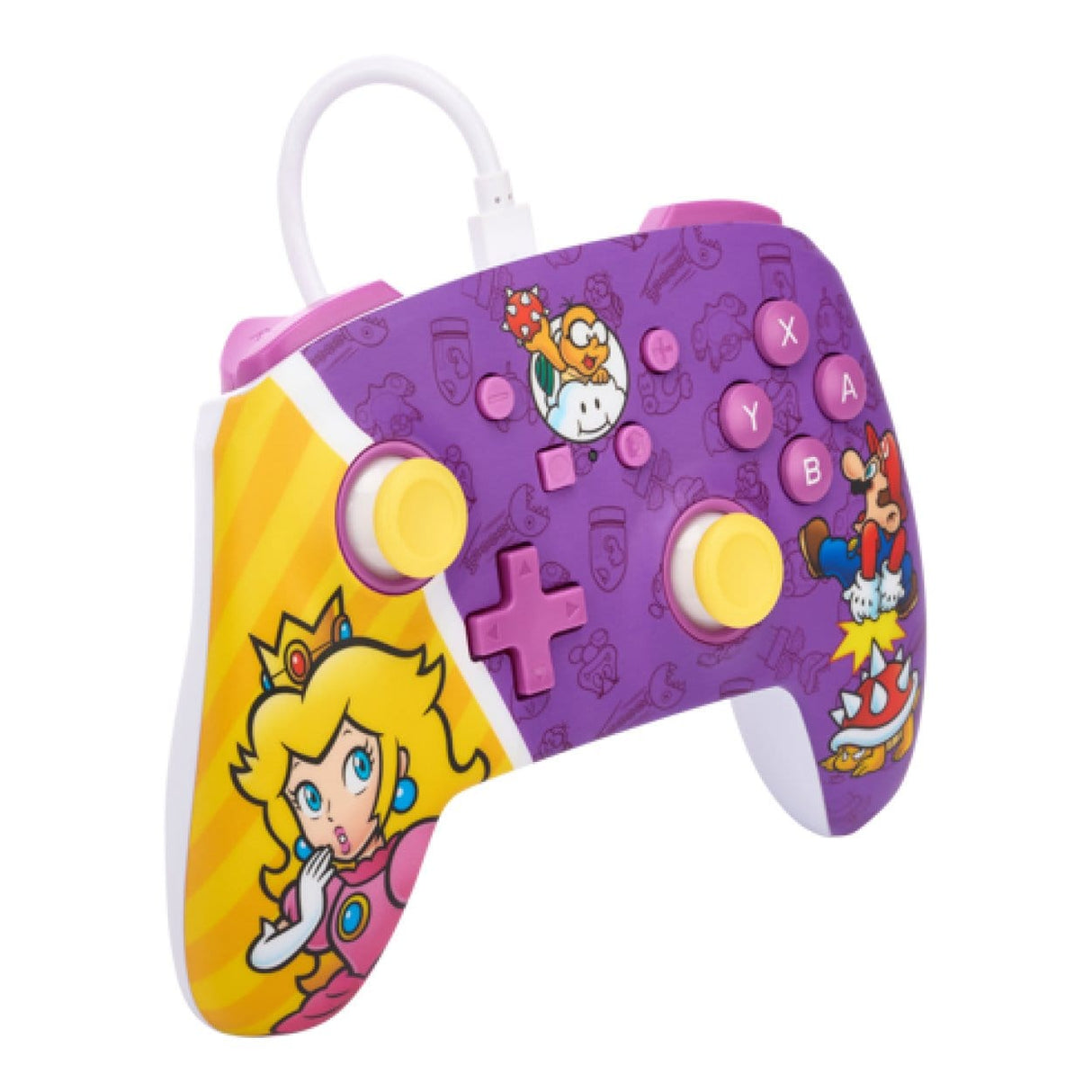 PowerA Nintendo Switch Enhanced Wired Controller -  Princess Peach Battle NSGP0092-01
