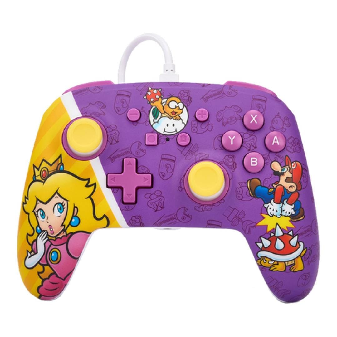 PowerA Nintendo Switch Enhanced Wired Controller -  Princess Peach Battle NSGP0092-01